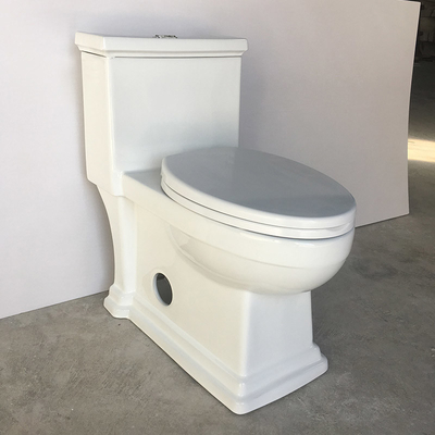هندیکپ استاندارد آمریکایی Ada Longated Toilet 1 Piece Conservation Water
