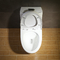 سیستم سیفون دوگانه سایفونیک توالت فشرده دراز دکمه فلاش بالا
