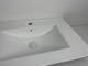 صاف و غیر متخلخل تمیز کردن آسان سینک روشویی روی حمام رنگ سفید
