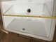 سینک حمام لعاب دار آدا برای نصب آسان زیر پیشخوان سینک ظرفشویی مستطیلی شکل