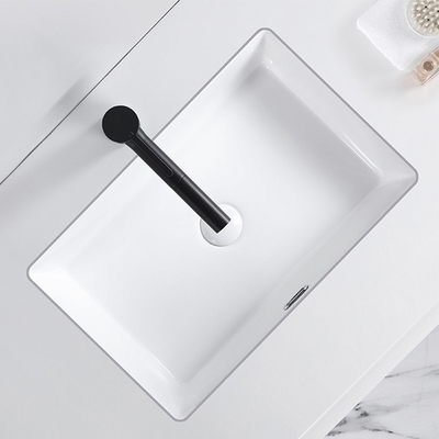 نصب زیر فروش آنلاین سینک ظرفشویی سرامیکی تاپ Vanity Top Contemporary