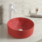 سینک حمام صاف کانتر بالا سینک ظرفشویی قرمز با آب پاشش کم