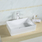 سینک حمام رومیزی صاف و سرامیکی مستحکم طراحی سینک ظرفشویی مستطیلی