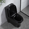 توالت سرامیکی یک تکه بلند استاندارد آمریکایی بدون کمود صندلی شل