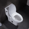 صندلی گرد توالت یک تکه دامن دار سفید بلند راحتی ارتفاع