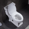 توالت فرنگی با ارتفاع استاندارد توالت فرنگی یک تکه با فلاش کناری 4.8LPF