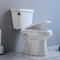 کاسه توالت دو تکه سرامیکی دستشویی دستشویی 300 میلی متری حمام سفید بالا